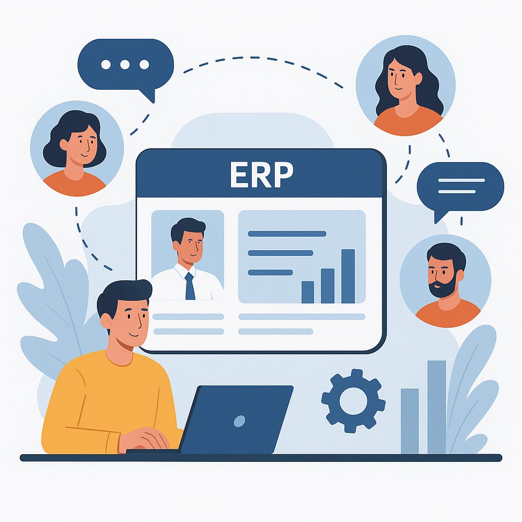 Mejora la comunicación interna en tu empresa usando un ERP