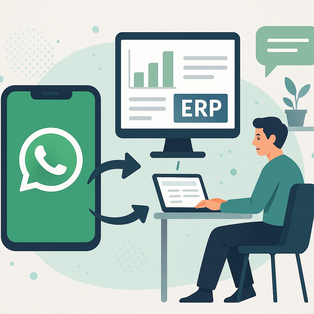 Cómo aprovechar WhatsApp integrado a tu ERP para tu negocio